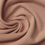 Polyester Stretch Rib Knit Fabric, 280 gsm, 165 cm — Pink — photo 3