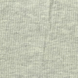 Heather Viscose Stretch Rib Knit Fabric, 190 gsm, 120 cm — Grey — photo 3