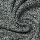 Black Marl Rib Knit, Cotton-Poly — photo 3