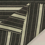 Dark Grey Stripes Woven, Cotton — photo 3