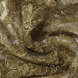 Bronze Floral Lace, Cotton-Nylon — photo 3