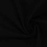 Heather Polyester Nylon Blend Stretch Ponte Knit Fabric, 280 gsm, 160 cm — Black — photo 3
