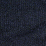 Dark Blue Marl Rib Knit, Polyester — photo 3