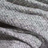 Black Heathered-Marl Rib Knit, Poly-Viscose — photo 3