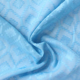 Light Blue Diamond Chiffon, Polyester — photo 3