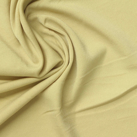 Polyester Stretch ITY Knit Fabric, 200 gsm, 160 cm — Yellow