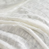 White Grid Jacquard, Polyester — photo 3