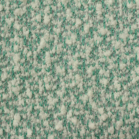 White Textured-Dot Chunky Knit, Polyester