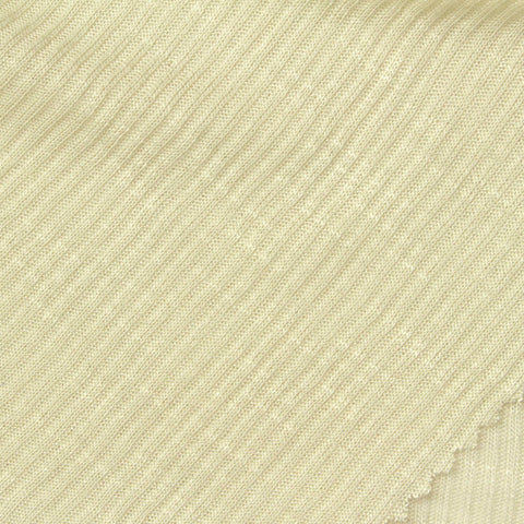 Slub 100% Viscose Rib Knit Fabric, 100 gsm, 127 cm — Beige