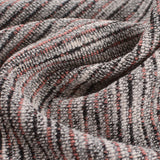 Black Vertical-Stripe Knit, Poly-Cotton — photo 3