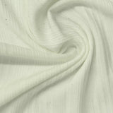 Polyester Viscose Stretch Rib Knit Fabric, 220 gsm, 160 cm — Green — photo 3