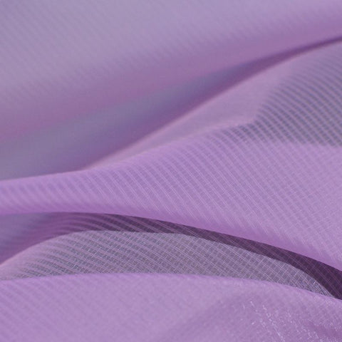 Plaid 100% Nylon Woven Fabric, 28 gsm, 150 cm — Purple