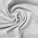 Light Grey Heathered-Marl Jersey Knit, Viscose-Poly — photo 3