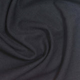 Plaid Viscose Polyester Stretch Linen-Look Fabric, 195 gsm, 148 cm — Black — photo 3