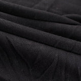Jacquard 100% Polyester Interlock Knit Fabric, 279 gsm, 160 cm — Black — photo 3