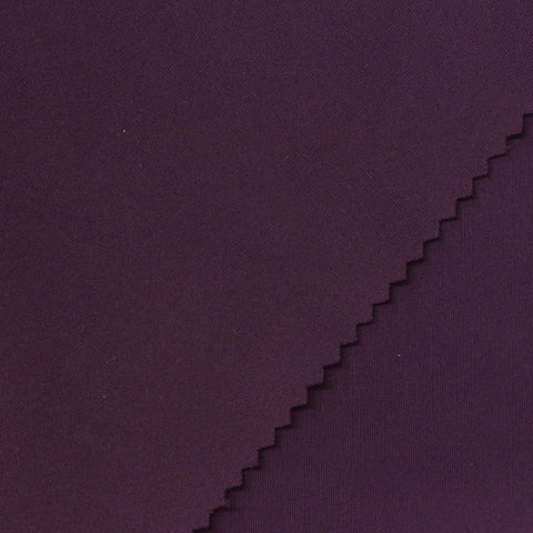 Polyester Stretch Sateen Fabric, 255 gsm — Purple