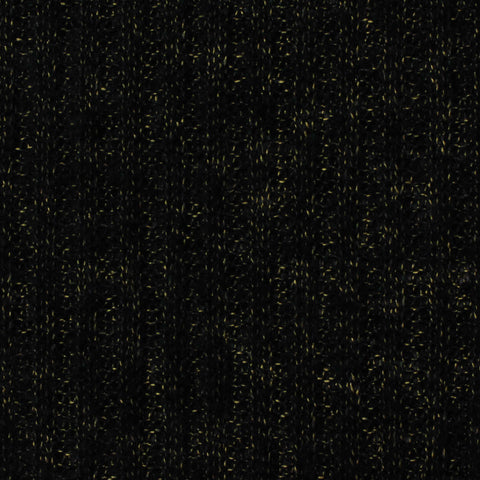 Black Flecks Rib Knit, Poly-Acrylic