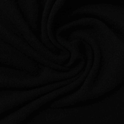 Knit Fabric, 162 gsm, 170 cm — Black