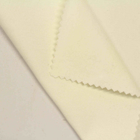 Viscose Stretch Ponte Knit Fabric, 351 gsm, 155 cm — Beige
