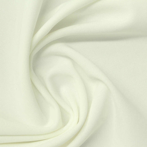 Polyester Stretch Interlock Knit Fabric, 230 gsm, 155 cm — Beige