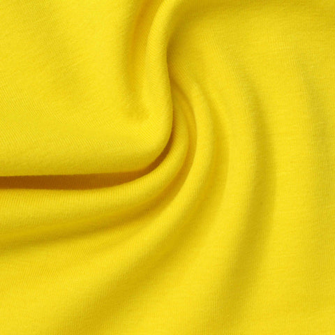 Jersey Knit Fabric, 380 gsm, 151 cm — Yellow