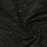 Dark Grey Heathered-Marl Rib Knit, Cotton-Poly — photo 3