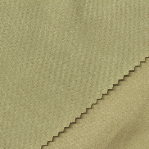 Polyester Modal Stretch Scuba Knit Fabric, 220 gsm, 165 cm — Khaki