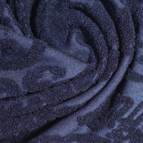 Navy Floral Jacquard, Polyester — photo 3
