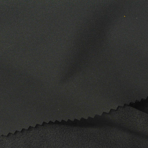 Polyester Stretch Fleece Fabric, 244 gsm, 160 cm — Grey
