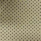 Black Dots Jersey Knit, Cotton-Poly — photo 3