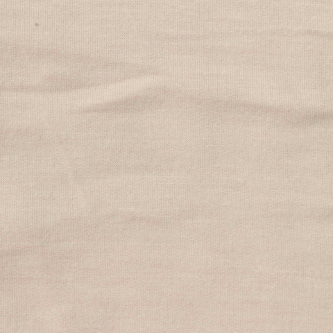 Brushed Polyester Viscose Stretch French Terry Fabric, 260 gsm, 166 cm — Beige