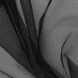 Mesh Fabric, 28 gsm, 160 cm — Black — photo 3