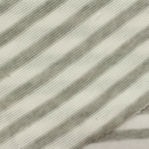 Grey Horizontal-Stripe Jersey Knit, Polyester, 245 gsm