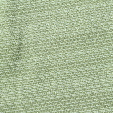Light Green Stripe Rib Knit, Polyester