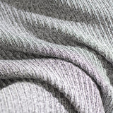 Black Marl Rib Knit, Poly-Viscose — photo 3
