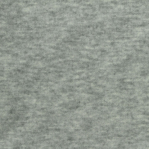 Light Grey Marl French Terry, Cotton-Poly, 175 gsm