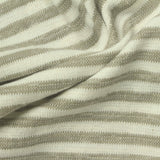 Beige Horizontal-Stripe Bouclé, Poly-Cotton — photo 3