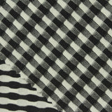 Black Bands Jersey Knit, Polyester — photo 3
