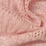 Light Pink Openwork Pointelle Knit, Polyester — photo 3