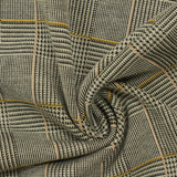 Black Plaid Jacquard, Polyester — photo 3