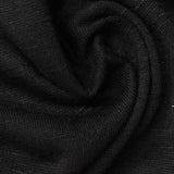 Slub 100% Viscose Jersey Knit Fabric, 130 gsm, 160 cm — Black — photo 3