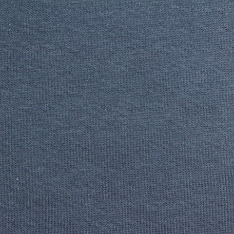 Cotton Polyester Stretch Ponte Knit Fabric, 240 gsm, 155 cm — Navy