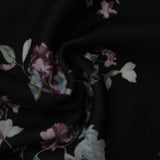 Printed Polyester Stretch Ponte Knit Fabric, 300 gsm, 150 cm — Grey — photo 3