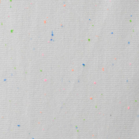 White Flecks French Terry, Poly-Viscose