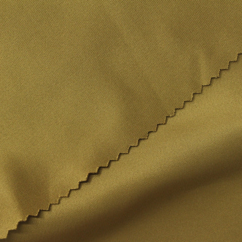 Polyester Stretch Scuba Knit Fabric, 200 gsm, 155 cm — Khaki