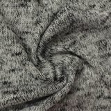 Grey Marl Chunky Knit, Poly-Viscose — photo 3
