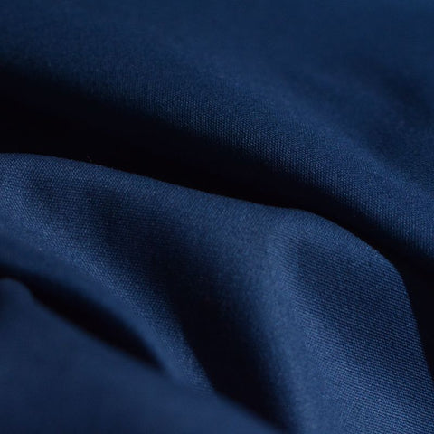 Cotton Stretch Woven Fabric, 150 gsm, 147 cm — Navy
