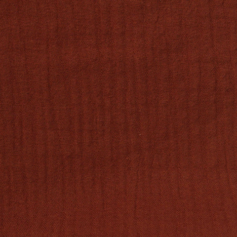 100% Cotton Crepe Fabric, 135 gsm, 160 cm — Brown