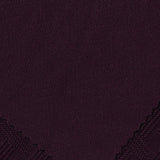 Dark Purple Tone-on-Tone Pointelle Knit, Polyester — photo 3