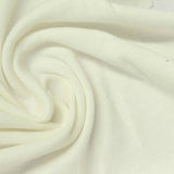 Cotton Polyester Rib Knit Fabric, 184 gsm, 180 cm — White — photo 3